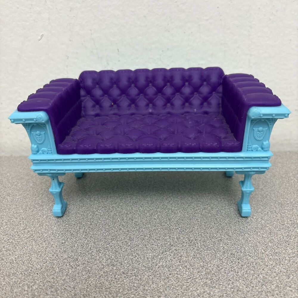 Monster High Deadluxe Furniture Couch Blue & Purple Mattel Doll Sofa